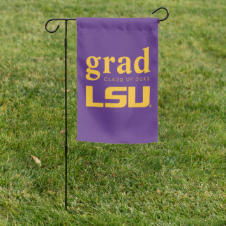 Louisiana State University Graduation Garden Flag