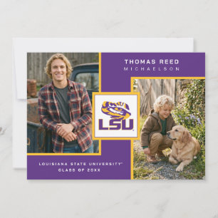 Louisiana State University Graduation Invitation