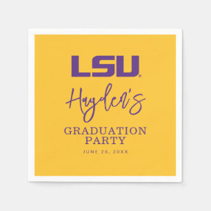Louisiana State University Graduation Napkins