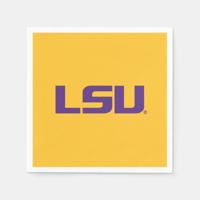 Louisiana State University Graduation Napkins (Front)