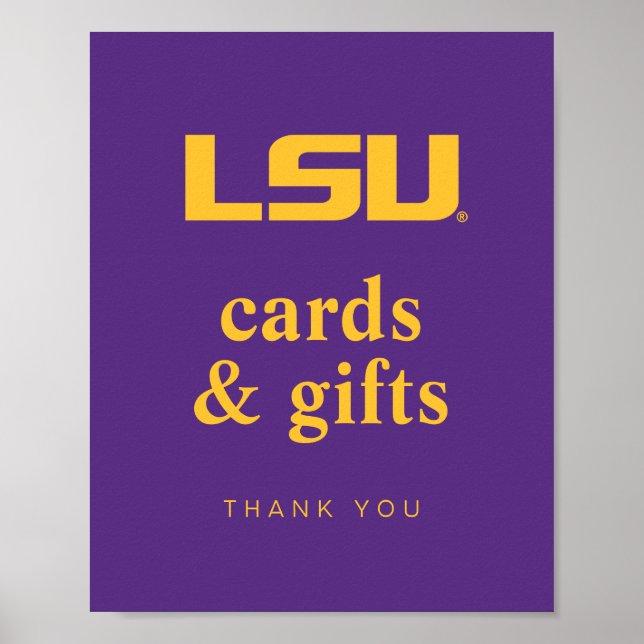 Louisiana State University Graduation Poster (Front)