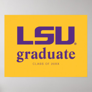 Louisiana State University Graduation Poster