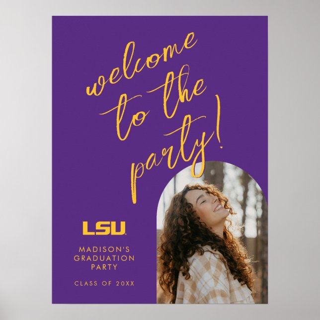 Louisiana State University Graduation Poster (Front)
