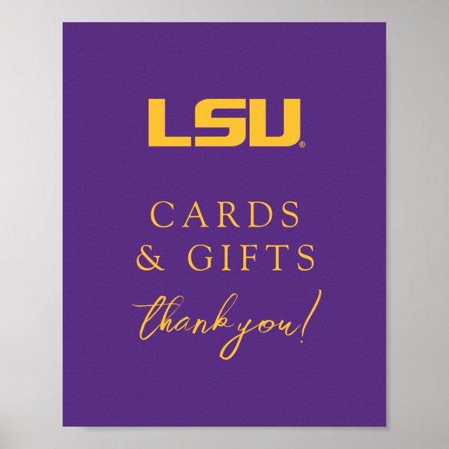 Louisiana State University Graduation Poster (Front)