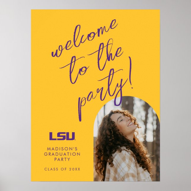 Louisiana State University Graduation Poster (Front)