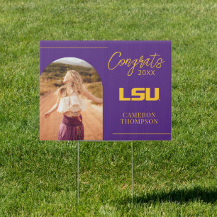Louisiana State University Graduation Sign