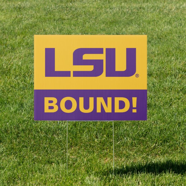 Louisiana State University Graduation Sign (Insitu)