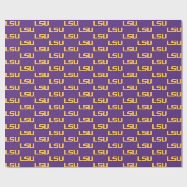 Louisiana State University Graduation Wrapping Paper (Flat)