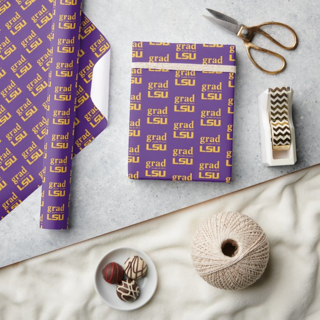 Louisiana State University Graduation Wrapping Paper (Crafts)