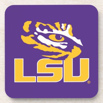 Louisiana State University | Tiger Eye Drink Coaster by lsutigers at Zazzle