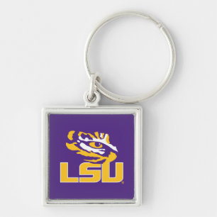 Louisiana State University   Tiger Eye Keychain