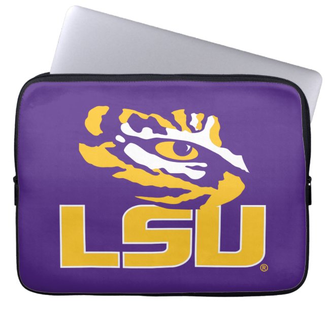 Louisiana State University | Tiger Eye Laptop Sleeve (Front)