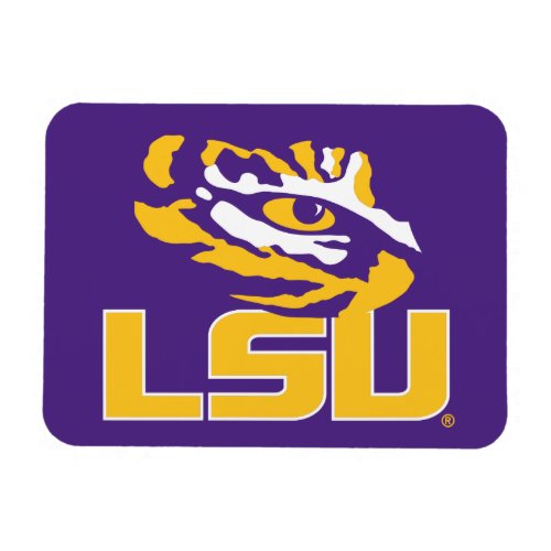 Louisiana State University  Tiger Eye Magnet