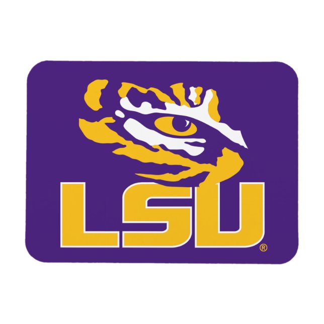 Louisiana State University | Tiger Eye Magnet (Horizontal)