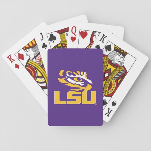 Louisiana State University  Tiger Eye Playing Cards