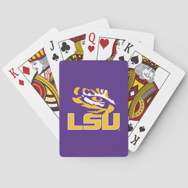 Louisiana State University | Tiger Eye Poker Cards (Back)