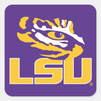 Louisiana State University | Tiger Eye Square Sticker