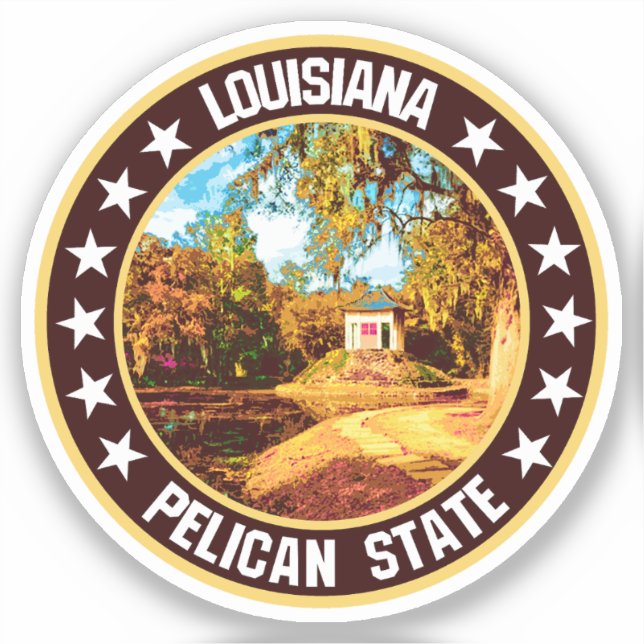 Louisiana                                          sticker (Front)