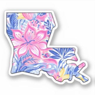 Louisiana - Summer Sticker - Lilly Inspired