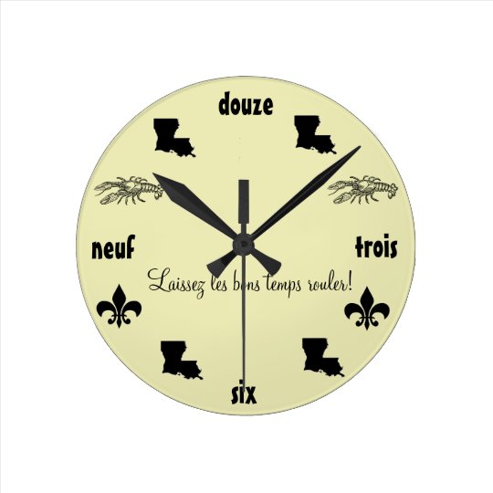Louisiana Themed Cajun French Clock