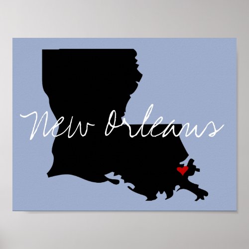 Louisiana Town Poster