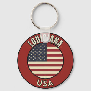 Louisiana United States of America Keychain