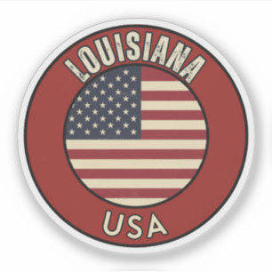 Louisiana United States of America Sticker