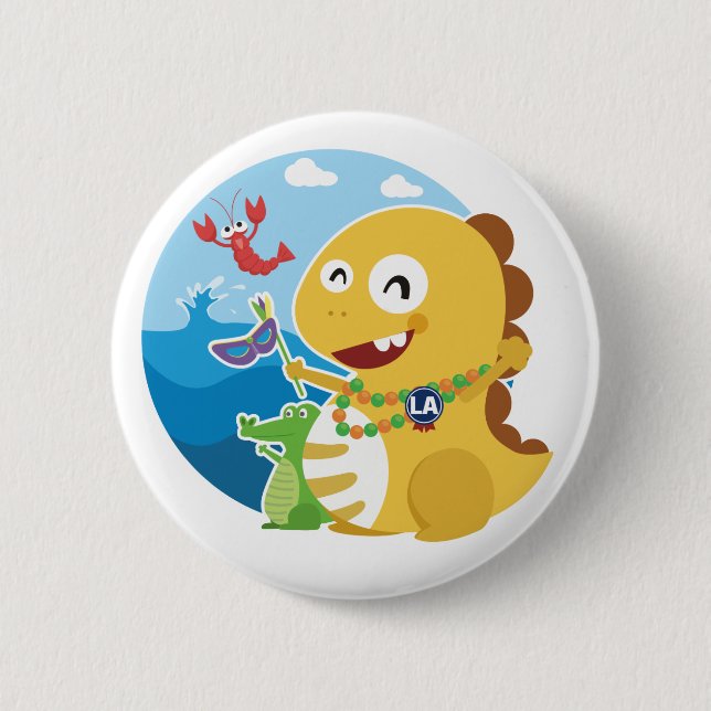 Louisiana VIPKID Button (Front)