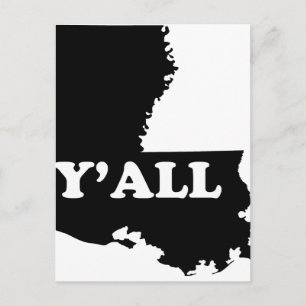 Louisiana Yall Postcard