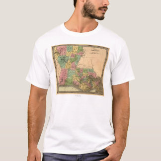 LouisianaPanoramic MapLouisiana T-Shirt