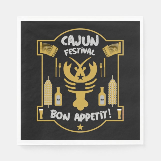 Louisiana's Cajun Bayou   Napkins (Front)