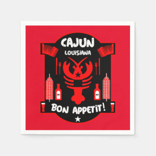Louisiana's Cajun Foodies And Events    Napkins