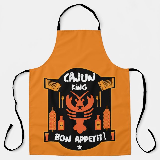 Louisiana's Cajun King Apron (Front)