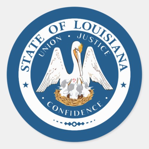 Louisianian Seal Seal of Louisiana Sticker