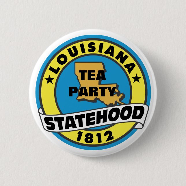 LOUISIANNA TEA PARTY STATE BUTTON (Front)