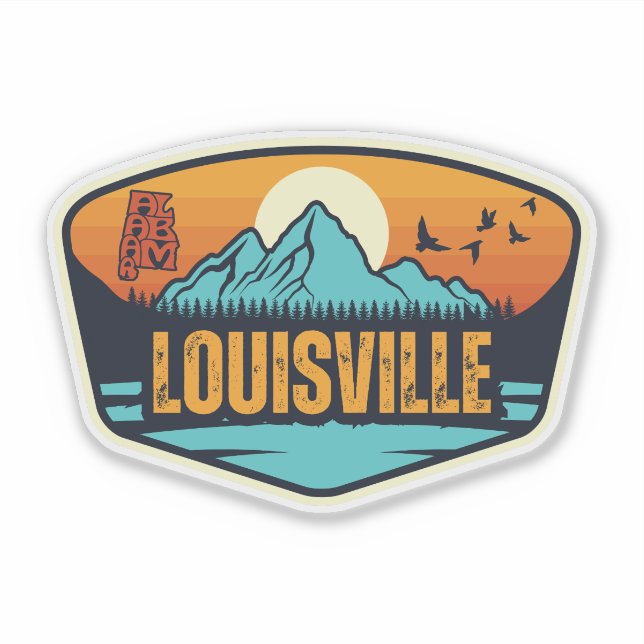 Louisville Alabama Sticker (Front)