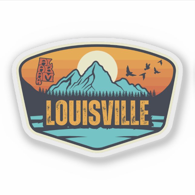 Louisville Alabama Sticker (Front)