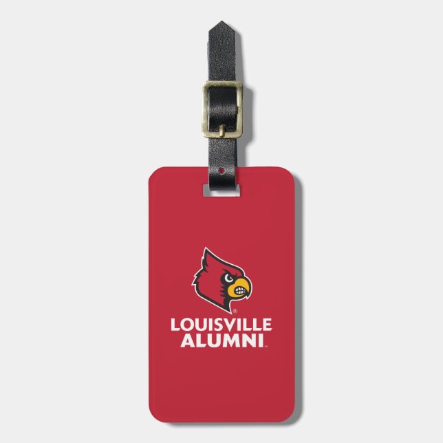 Louisville Alumni Luggage Tag (Front Vertical)