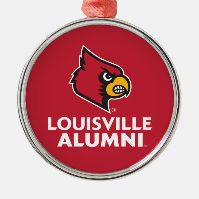 Louisville Alumni Metal Ornament (Front)