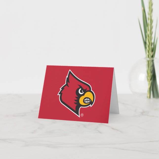Louisville Cardinal Card (Front)