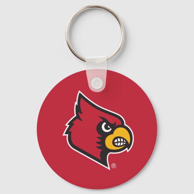Louisville Cardinal Keychain (Front)