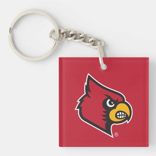 Louisville Cardinal Keychain