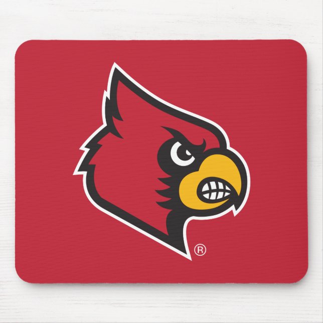 Louisville Cardinal Mouse Pad (Front)