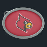 Louisville Cardinal Oval Belt Buckle<br><div class="desc">Check out these official University of Louisville products. All of these products are customizable so you can add your class year, name, or sport. Personalize your Louisville merchandise on Zazzle.com! Get the perfect gift for the U of L Cardinal in your life. We have products that are designed for family,...</div>