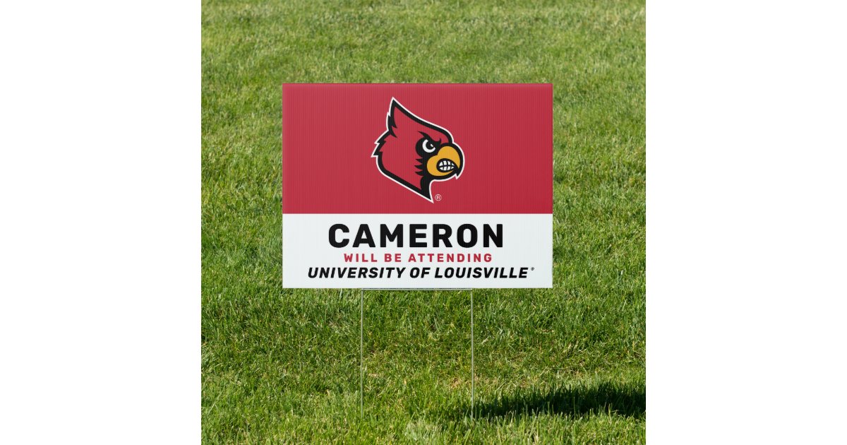 Louisville Cardinals 18'' x 24'' Bound Yard Sign