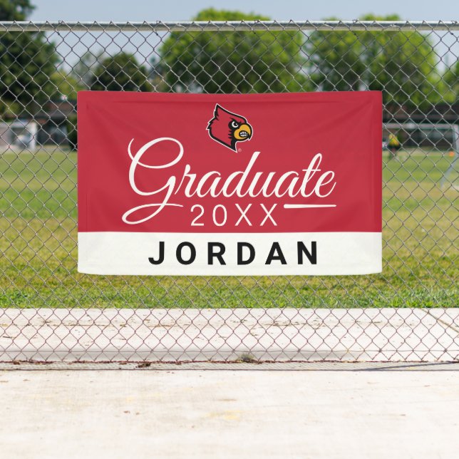 Louisville Cardinals Graduate Banner (Insitu)