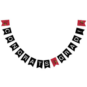 Louisville Cardinals Graduate Bunting Flags