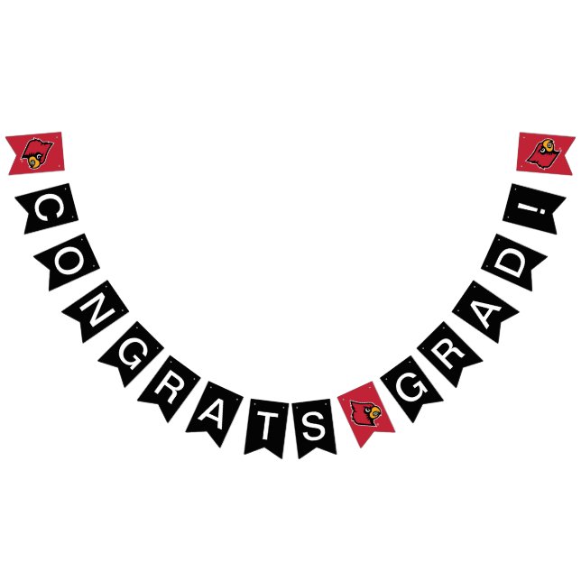 Louisville Cardinals Graduate Bunting Flags (All)