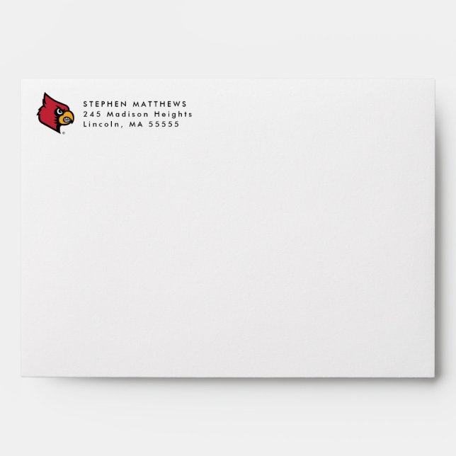 Louisville Cardinals Graduate Envelope (Front)
