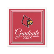Louisville Cardinals Graduate Napkins